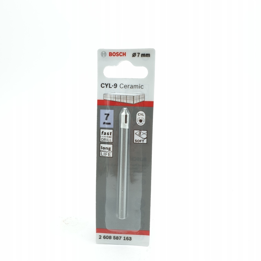 BOSCH ดอกเจาะกระเบื้อง CYL-9 : 7x80 มม.