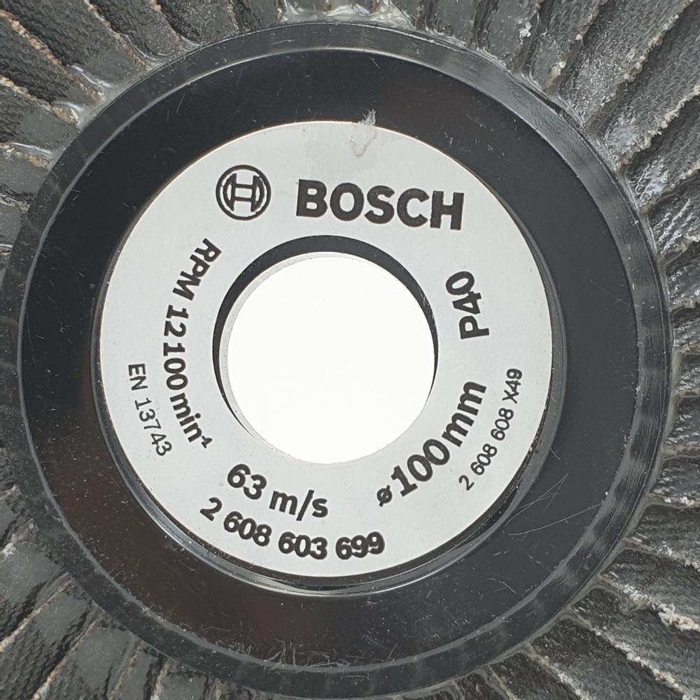 BOSCH กระดาษทรายซ้อนหลังอ่อน 4" P40