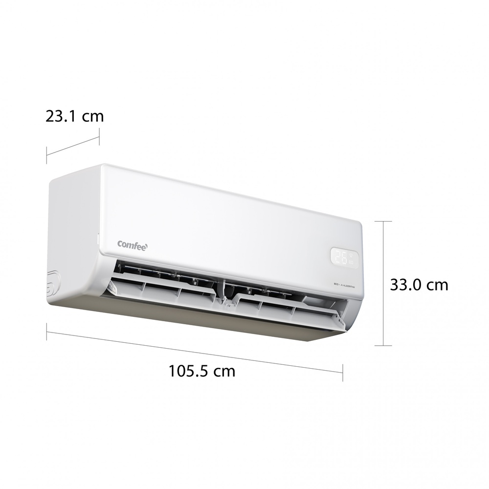 COMFEE เครื่องปรับอากาศ Inverter ขนาด 24000 BTU รุ่น CFS-25VGSF สีขาว