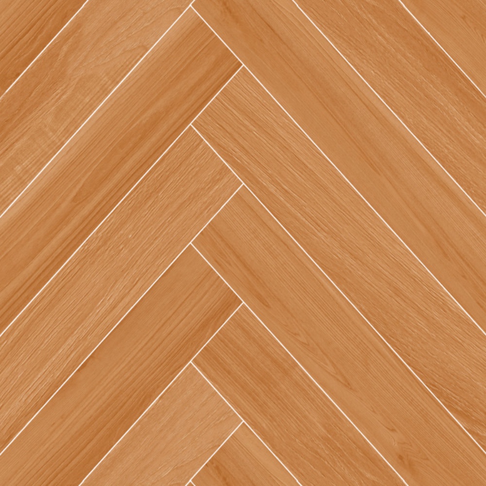 Marbella กระเบื้องพอร์ซเลน 60x60 ซม. รุ่น แฮริ่งโบน วูด น้ำตาล TSJCM304274-2306-A Gloss  (4P)