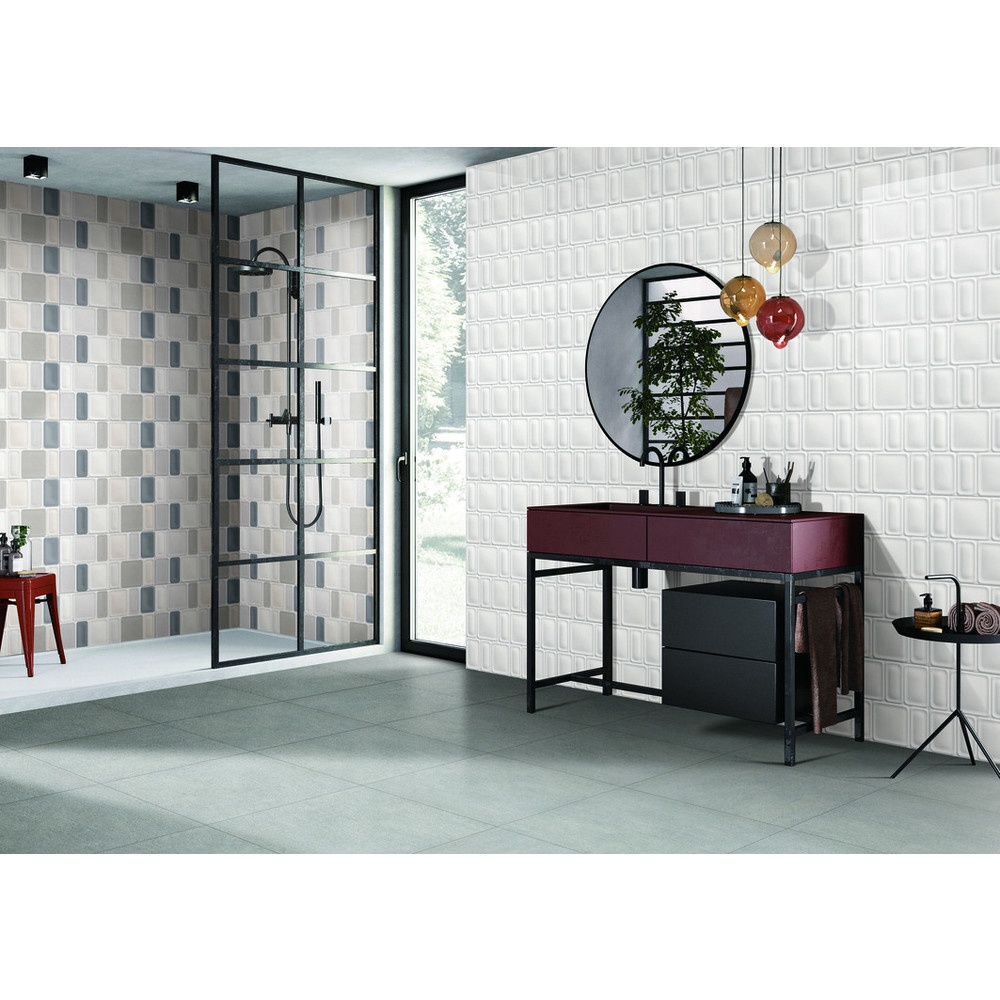 Marbella กระเบื้องเซรามิคปูผนัง 30x60 ซม. โรรี่-เกรย์ GC3602 หน้าเงา (8P)