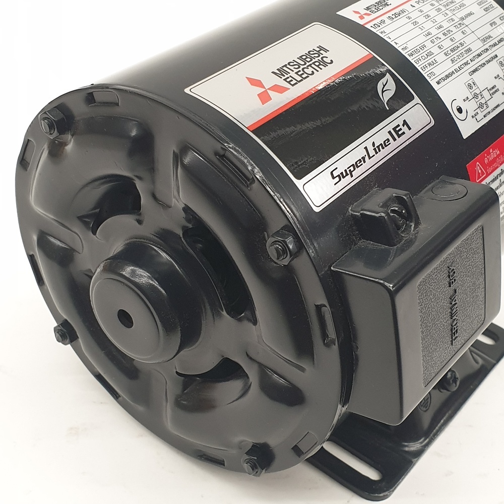 MITSUBISHI มอเตอร์ไฟฟ้า ขนาด 1/3HP(220V) รุ่น SP-QR