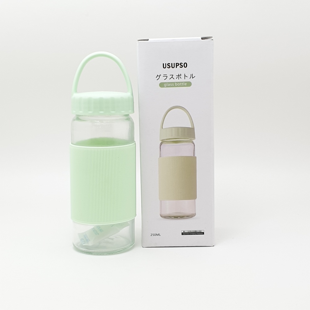 USUPSO กระบอกแก้วน้ำ 250 ml.
