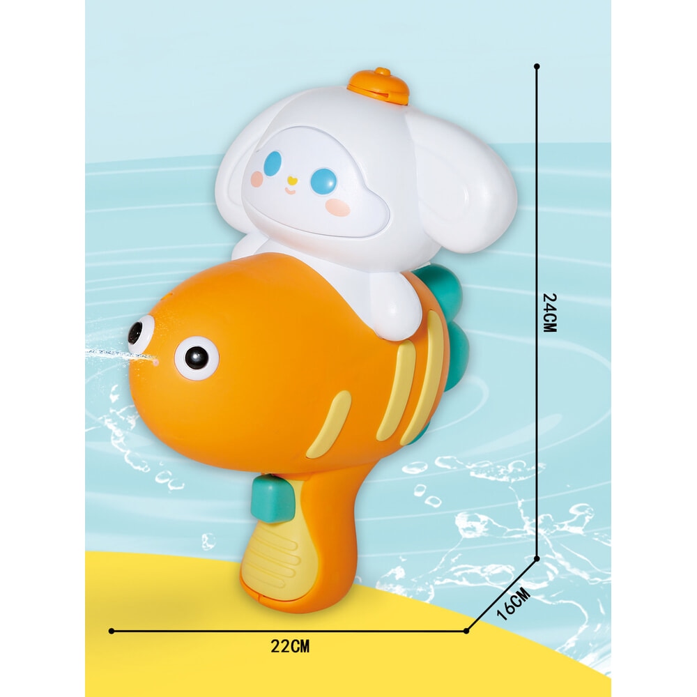 TOYS ของเล่นปืนฉีดน้ำไฟฟ้าตัวการ์ตูนน่ารัก รุ่น 777-46C ขนาด19x14.5x20ซม.