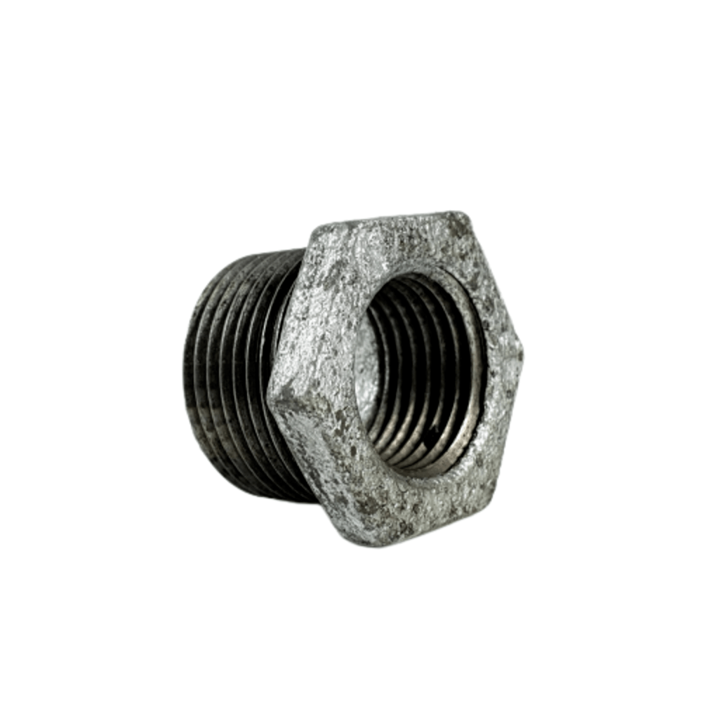 VAVO ข้อต่อลดเหลี่ยมเหล็ก 3/4"x1/2"