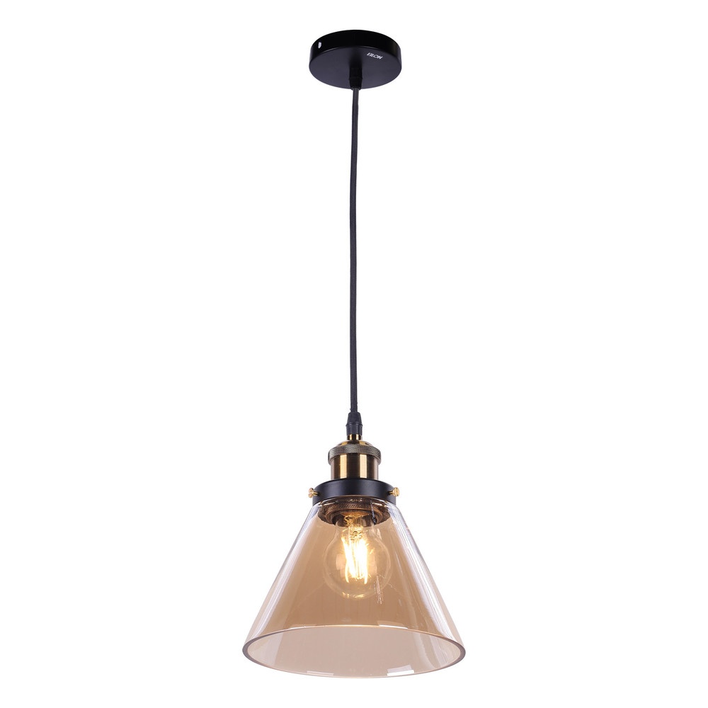 EILON โคมไฟห้อยกระจก ทรงครึ่งวงกลม สไตล์ Loft รุ่น GYFDD-7513 สีใส