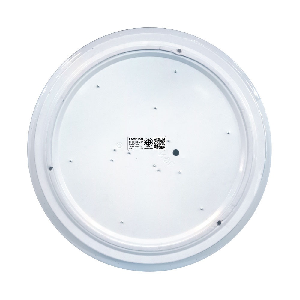 LAMPTAN โคมไฟเพดาน LED 24W รุ่น BASIC แสงเดย์ไลท์