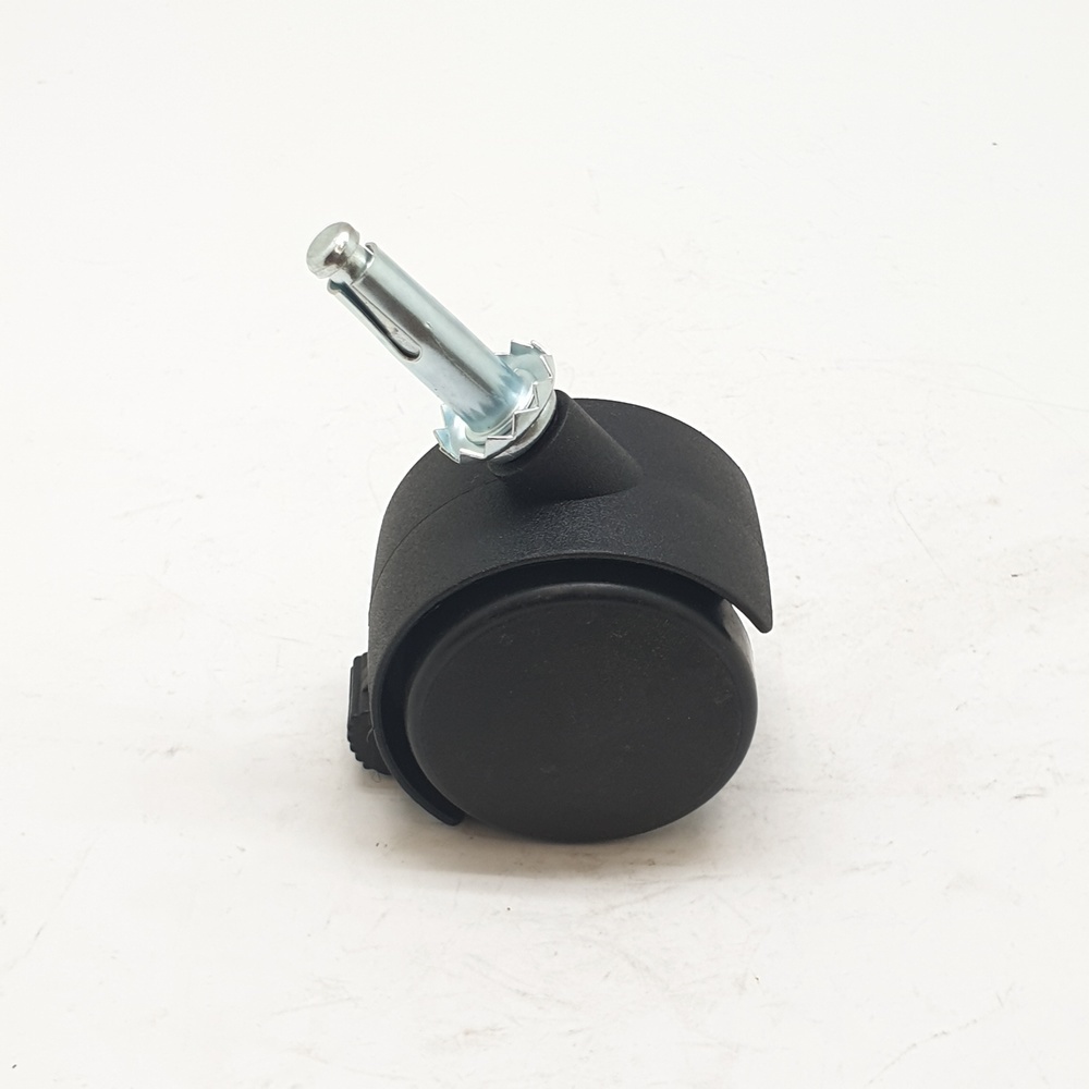 KAMPER ล้อแกนเดือย Black Nylon มีเบรค 50มม (2นิ้ว) รุ่น TWSB-50
