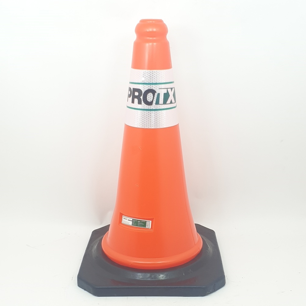 PRO-TX กรวยจราจร PVC รุ่น DTRC814 สีส้ม ขนาด 50 ซม.