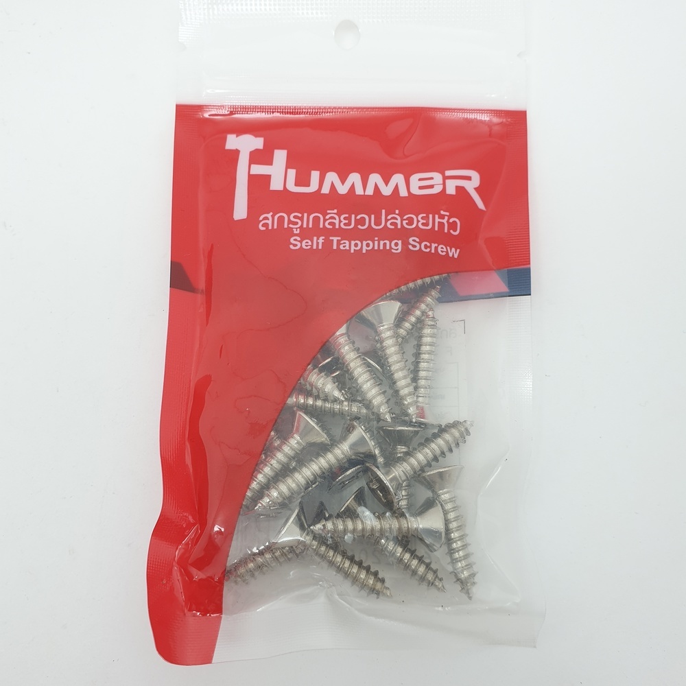 HUMMER สกรูเกลียวปล่อยหัว F-HM1210 ขนาด 12x1" (25ตัว/แพ็ค)