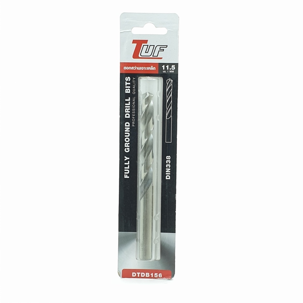 ดอกสว่านเจาะเหล็ก (มาตรฐานDIN338) รุ่น DTDB156 11.5mm.