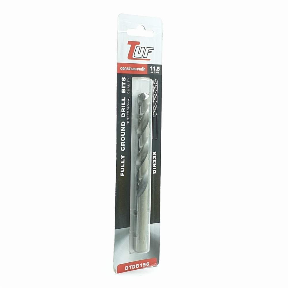 ดอกสว่านเจาะเหล็ก (มาตรฐานDIN338) รุ่น DTDB156 11.5mm.