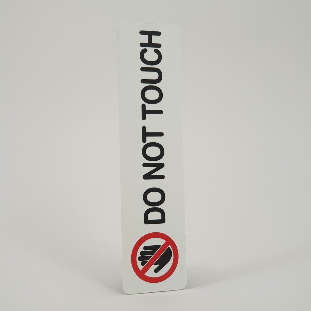 ป้ายPP (DO NOT TOUCH) SGB1103-11 ขนาด 16x4 ซม.