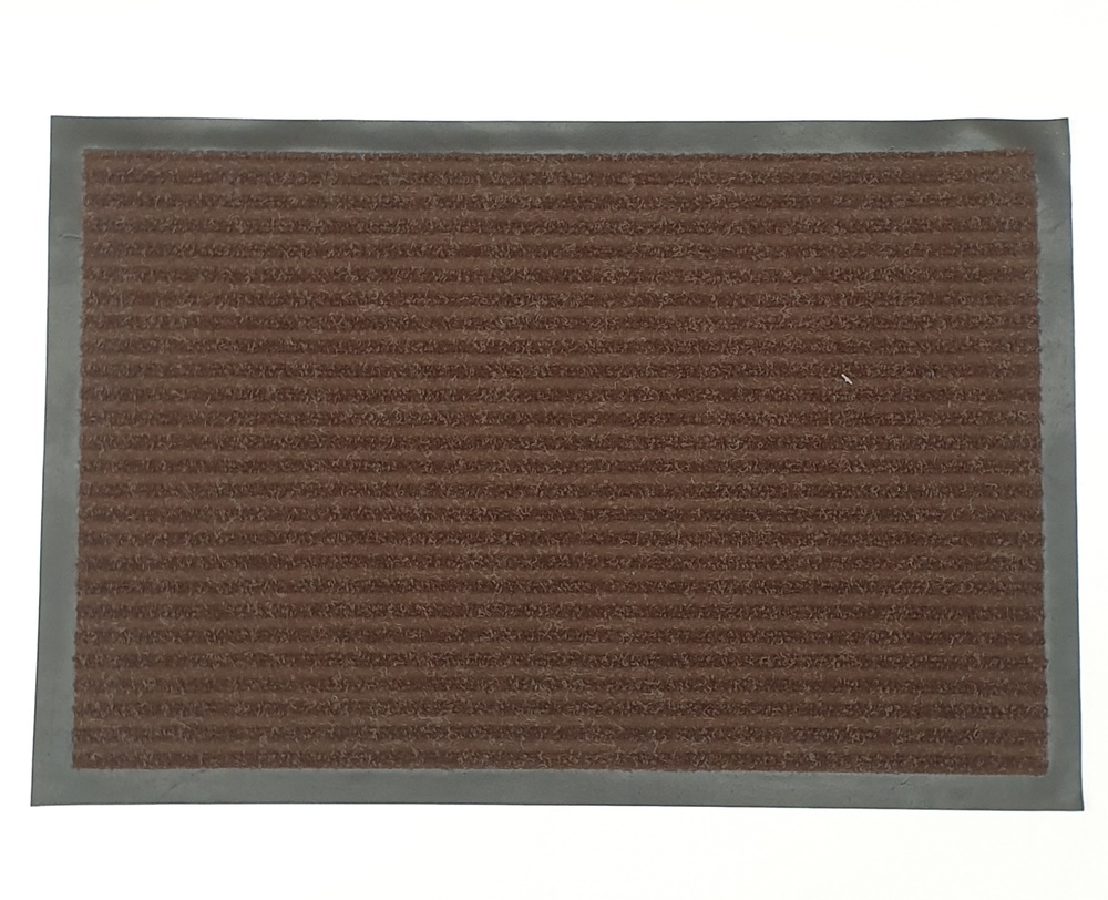 พรมดักฝุ่นกันลื่น CM1000BR46 ขนาด 40x60ซม. หนา 0.7มม. สีน้ำตาล