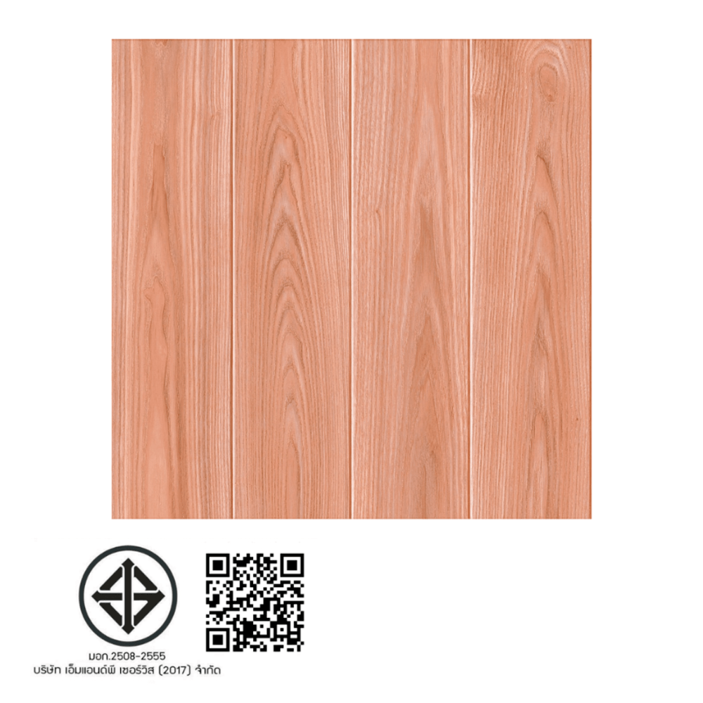 Marbella กระเบื้องเซรามิคปูพื้น 40X40 ซม. รุ่น ราชาวูด DJ004 Satin (12P)