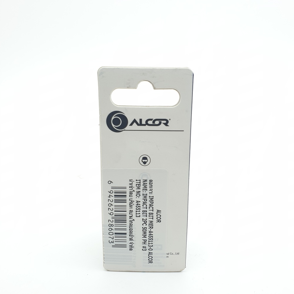 ALCOR ชุดดอกไขควงกระแทก หัวแฉก (2ชิ้น) รุ่น A455113 50MM.