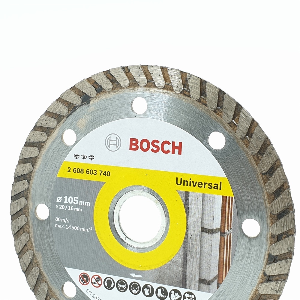 BOSCH ใบเพชร 4 นิ้ว ตัดกระเบื้อง/คอนกรีต/แกรนิต Universal Turbo รุ่น #740