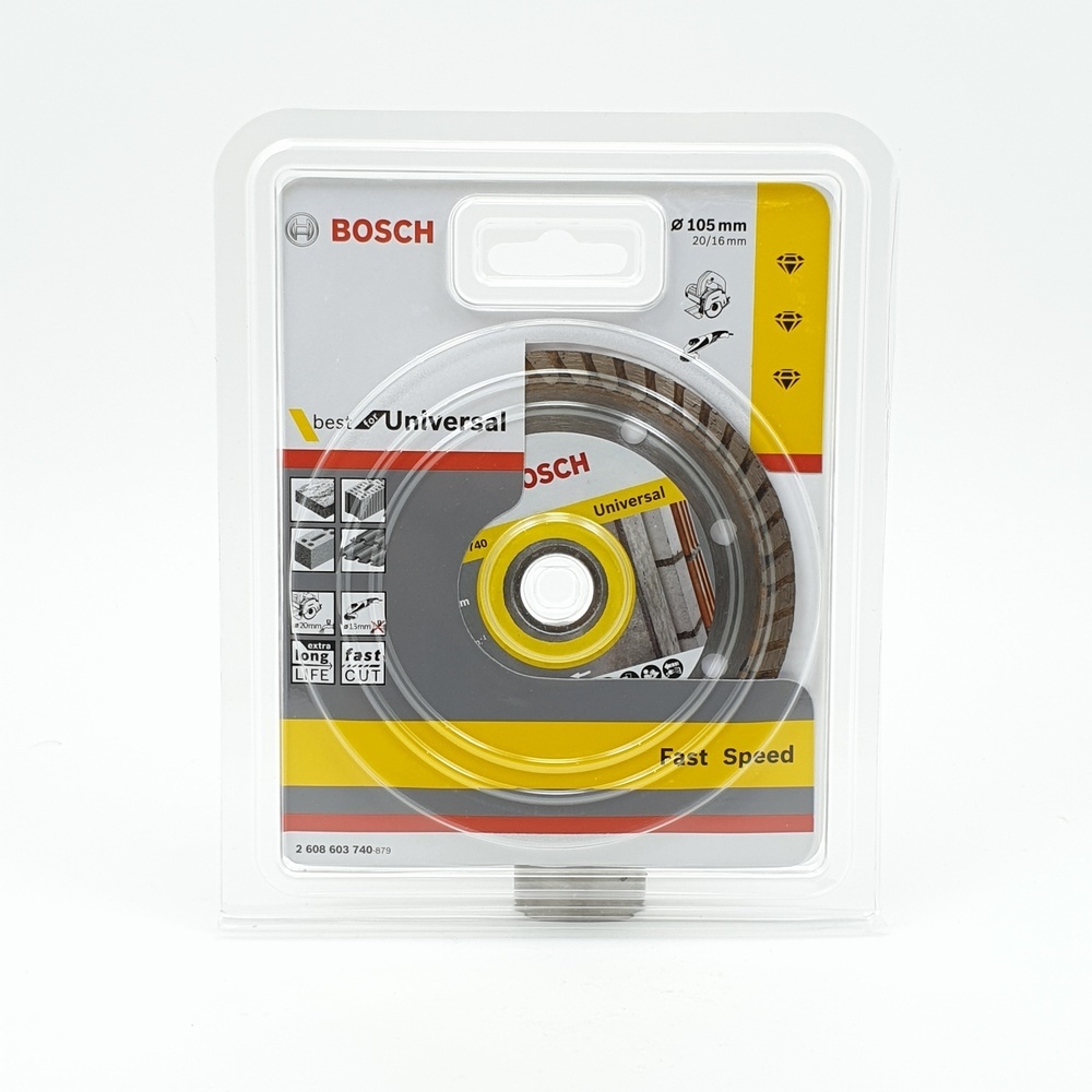 BOSCH ใบเพชร 4 นิ้ว ตัดกระเบื้อง/คอนกรีต/แกรนิต Universal Turbo รุ่น #740