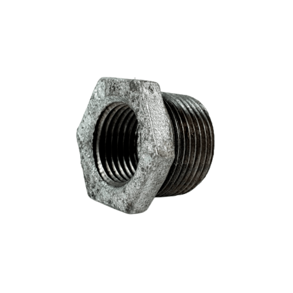 VAVO ข้อต่อลดเหลี่ยมเหล็ก 3/4"x1/2"