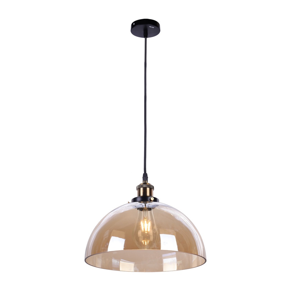 EILON โคมไฟห้อยกระจก ทรงสามเหลี่ยม สไตล์ Loft รุ่น GYFDD-7514 สีใส
