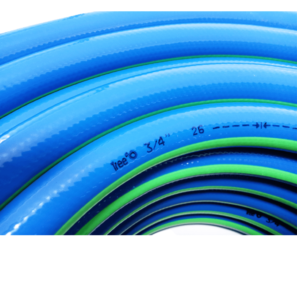 Tree’O สายยาง พีวีซี เสริมใยแก้ว รุ่น PFH19-100 ขนาด 3/4" 100M.