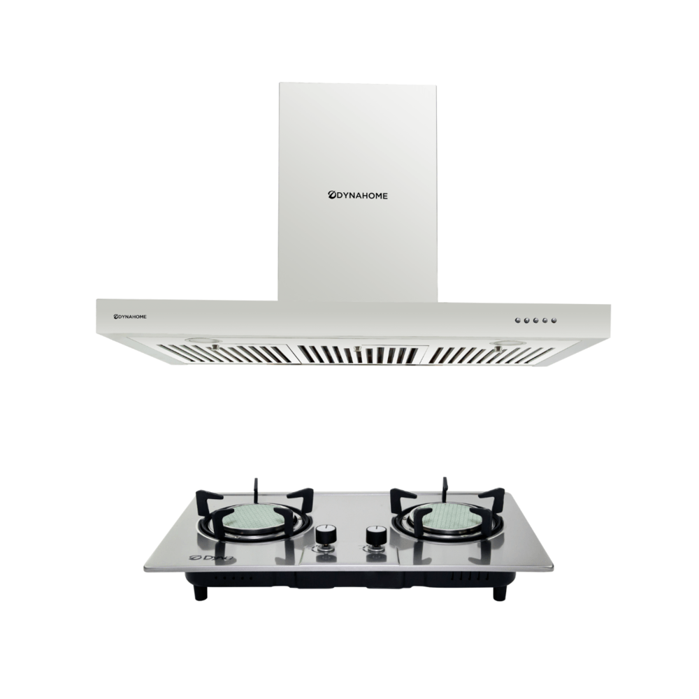 DYNAHOME ชุดเช็ทเครื่องดูดควัน DH-0690-H + เตาแก๊ส DH-1022-S