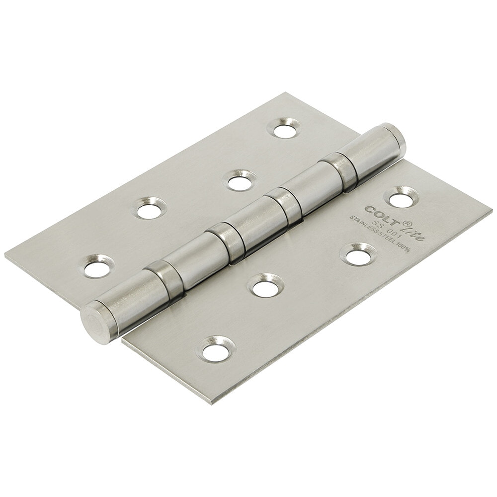 COLT LITE บานพับประตูสเตนเลส รุ่น 001 ขนาด 4 x 3 นิ้ว x 1.8 มม. (แพ็ก 3 ชิ้น) สีสแตนเลส