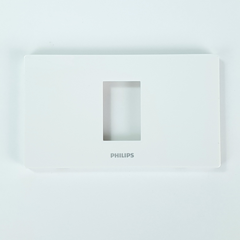 PHILIPS หน้ากาก 1 ช่อง รุ่น Leafstyle สีขาว