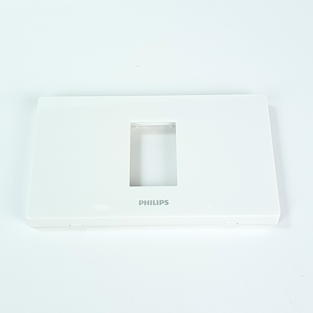 PHILIPS หน้ากาก 1 ช่อง รุ่น Leafstyle สีขาว