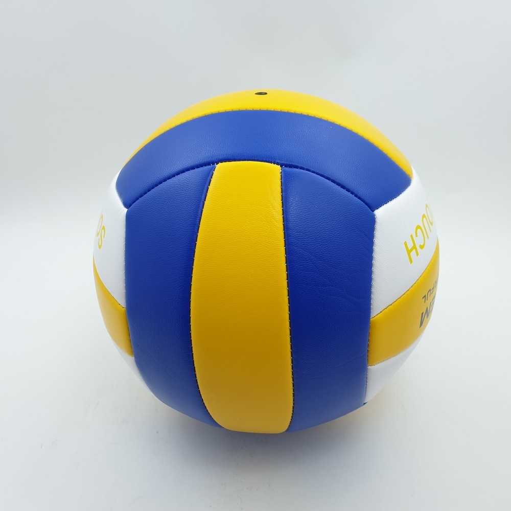 4TEM ลูกวอลเลย์บอลPVC เบอร์ 5
รุ่น GY-184 ขนาด Φ20.5 ซม. สีเหลือง-น้ำเงินแถมเข็มก๊าซ