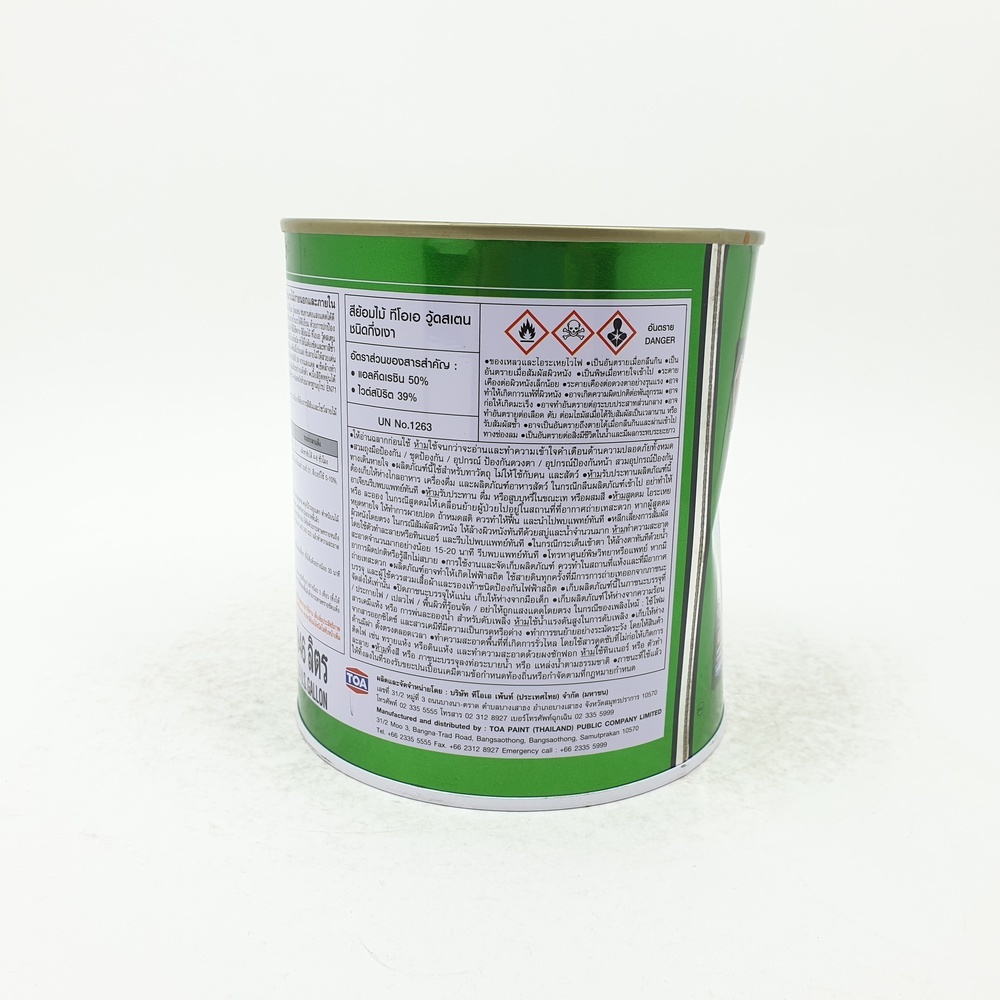 ทีโอเอ สีย้อมไม้ กึ่งเงา #S02 1/4 กล สักทอง