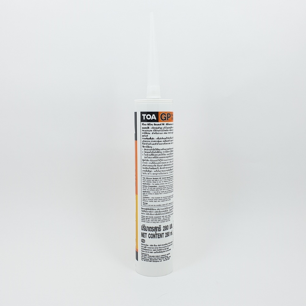 ทีโอเอ ซิลิโคนซีลแลนท์ ชนิดกรด  หลอด #สีเทา