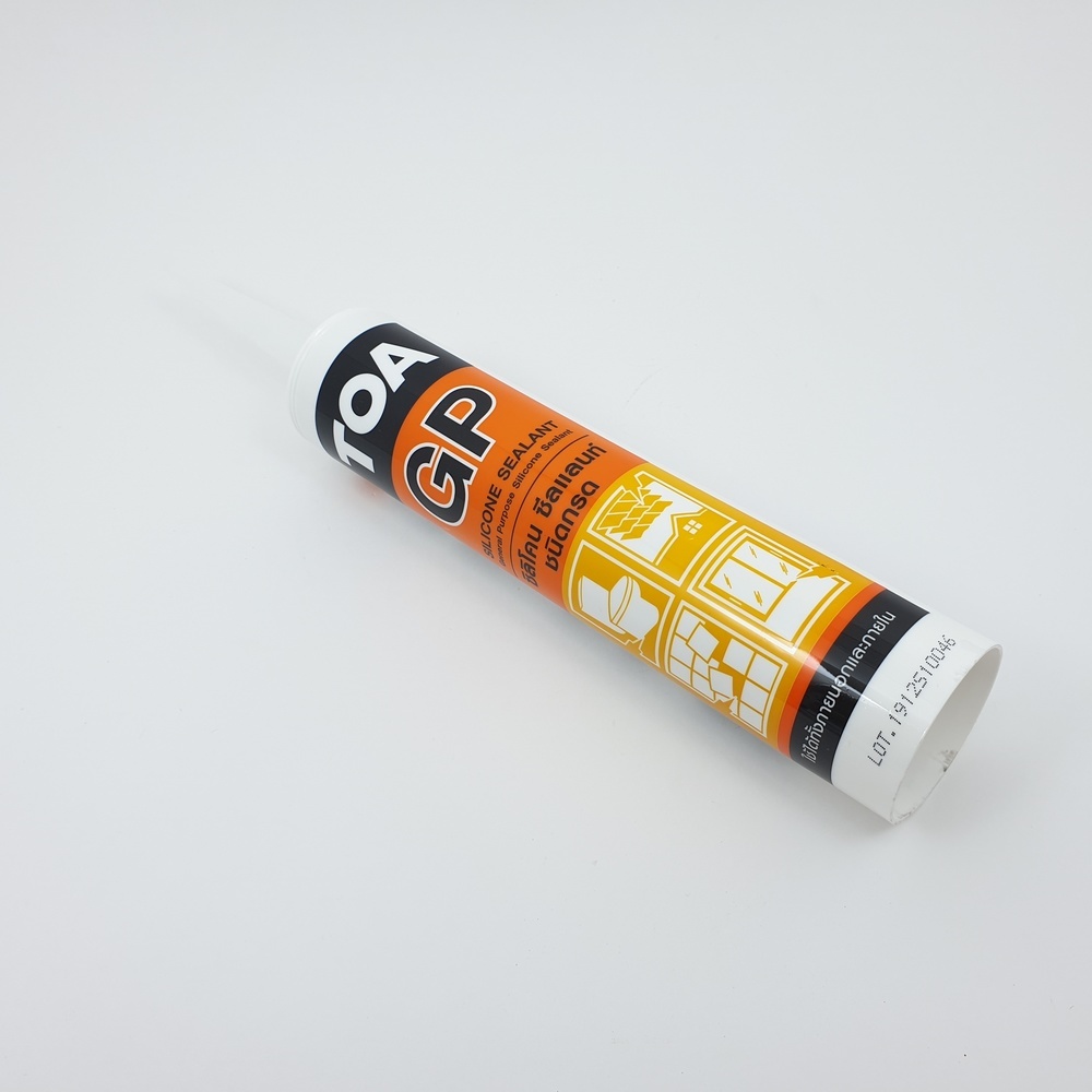 ทีโอเอ ซิลิโคนซีลแลนท์ ชนิดกรด  หลอด #สีเทา