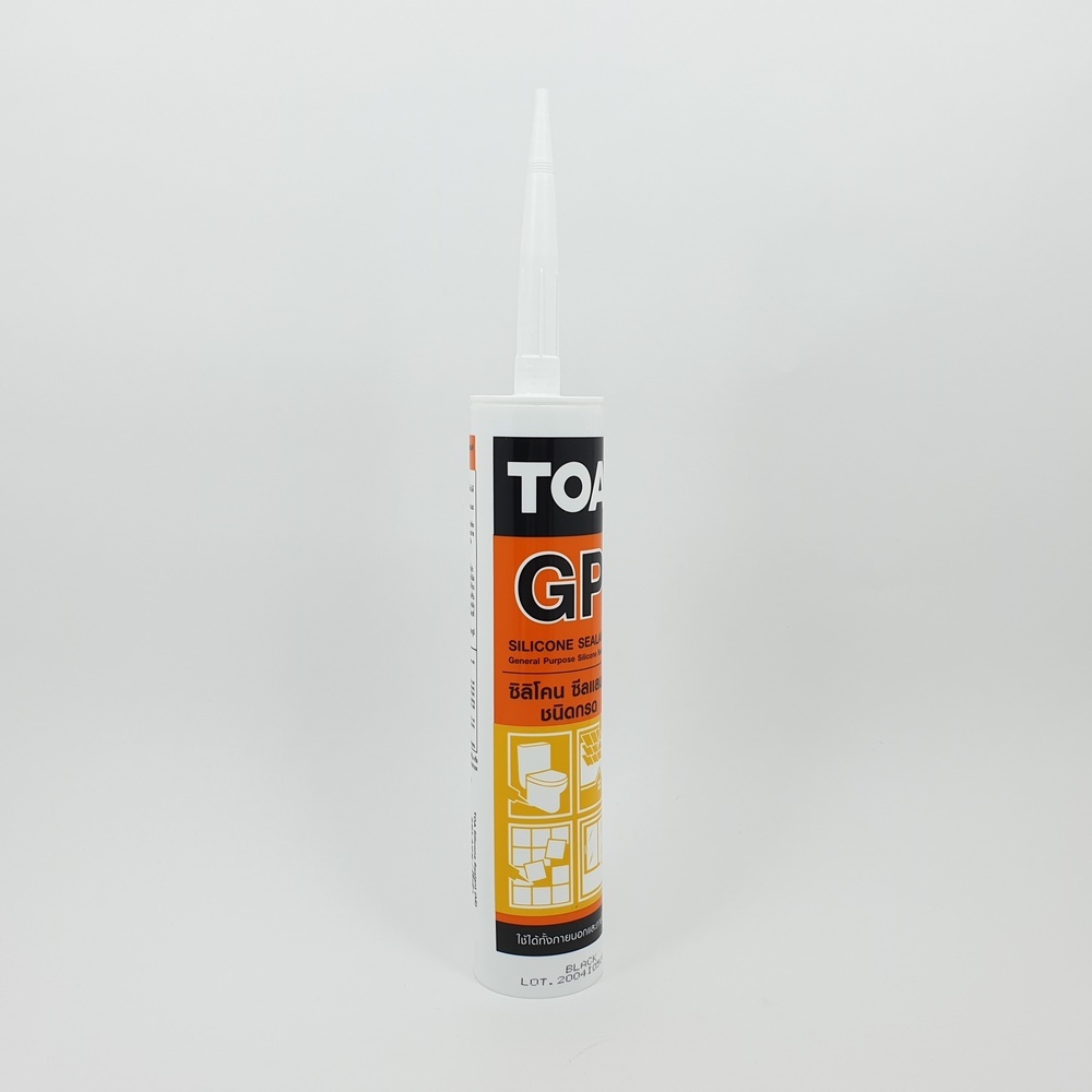 ทีโอเอ ซิลิโคนซีลแลนท์ ชนิดกรด  หลอด #สีดำ