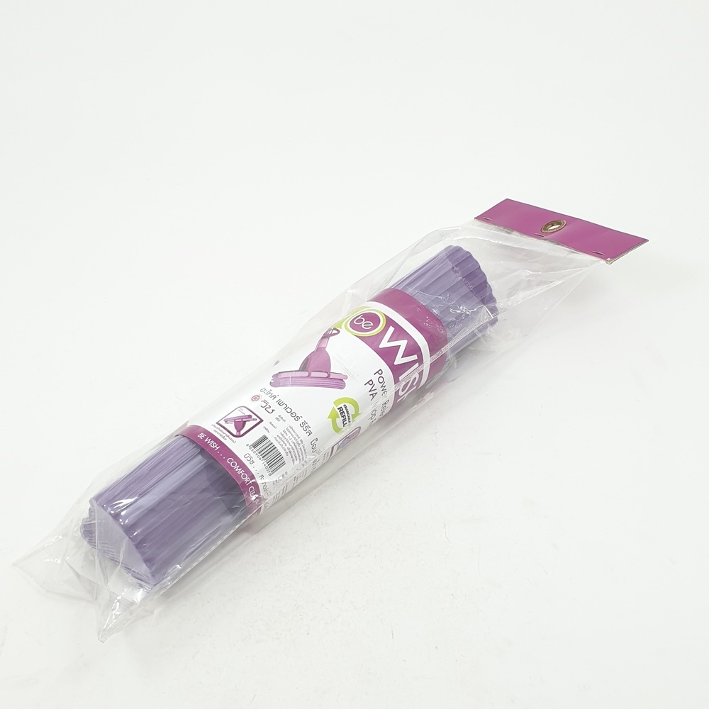 BEWISH อะไหล่หัวม็อบฟองน้ำ PVA เพาเวอร์รีรีส สีม่วง