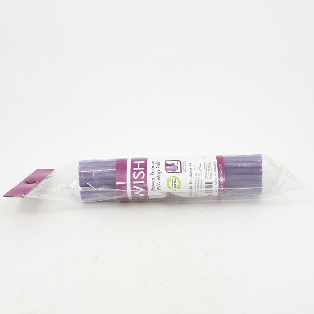 BEWISH อะไหล่หัวม็อบฟองน้ำ PVA เพาเวอร์รีรีส สีม่วง