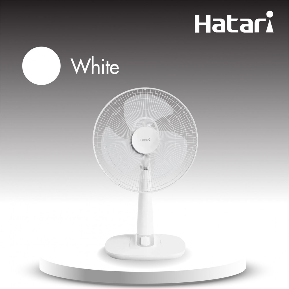 HATARI พัดลมตั้งโต๊ะ T14M1 ขาว