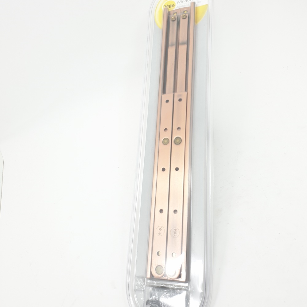 YALE บานพับหน้าต่างเหล็ก 16"ปรับได้ รุ่น FS16ADJAC สีทองแดงรมดำ