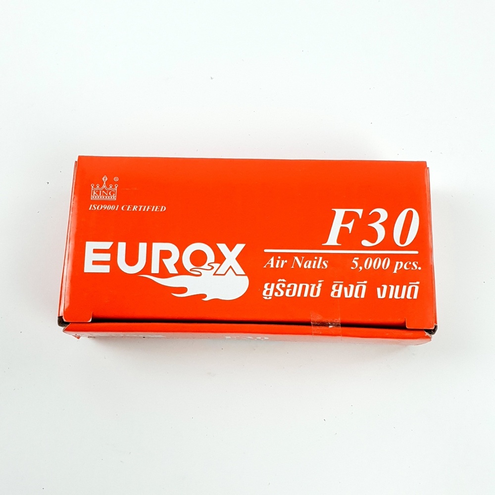 EUROX ตะปูปืนลมขาเดี่ยวยิงไม้ 30mm.รุ่น F30 สีแดง
