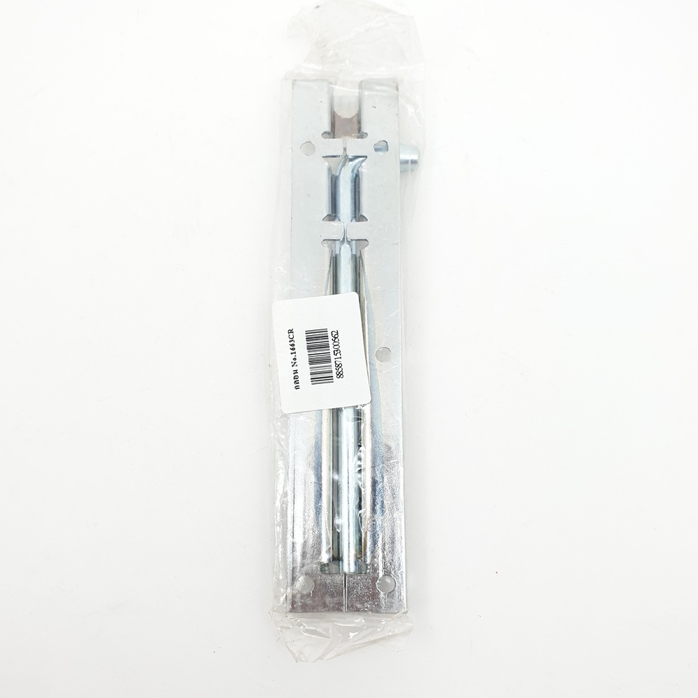DDK กลอนทั่วไปเหล็ก 6" สีโครเมี่ยม ลายดอกไม้ No.1663CR