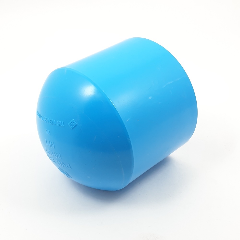 SCG ฝาครอบพีวีซี หนา 3"(80) ชั้น 13.5 สีฟ้า