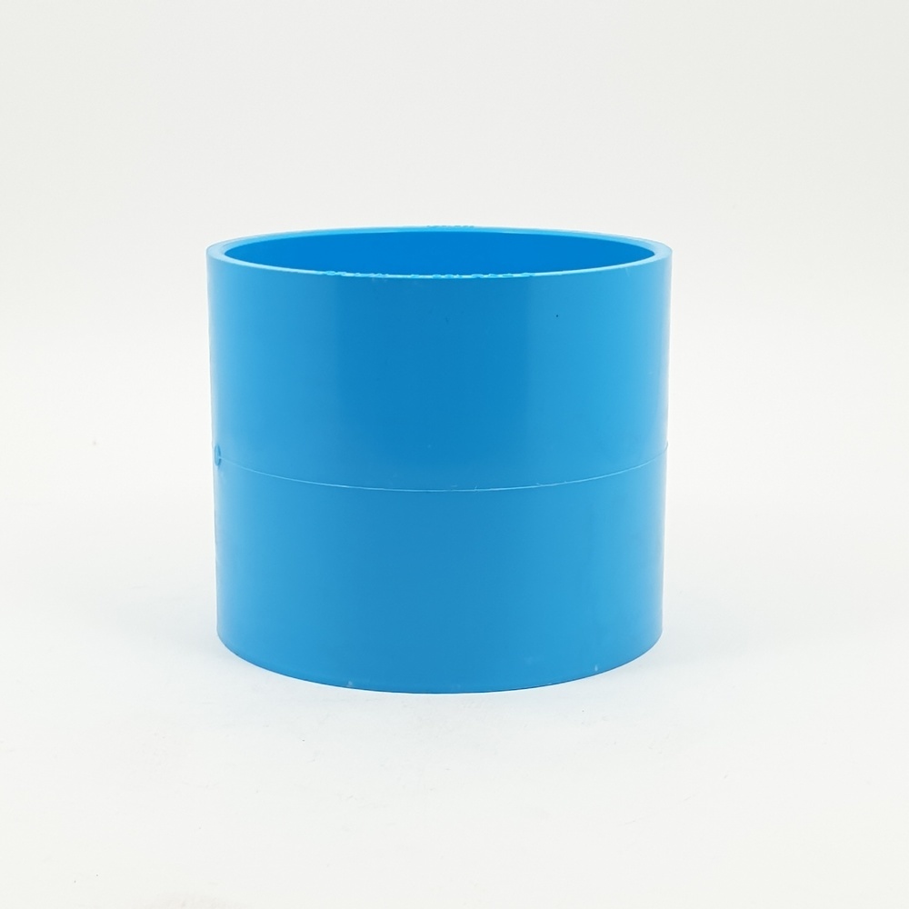 SCG ข้อต่อตรง บาง 4"(100) ชั้น 8.5 สีฟ้า