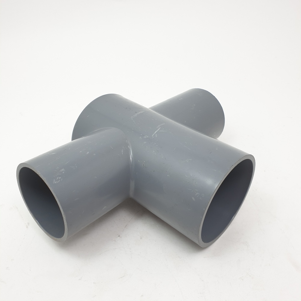 SCG สี่ทางฝาครอบลด 2"X1 1/2"(55x40) สีเทา