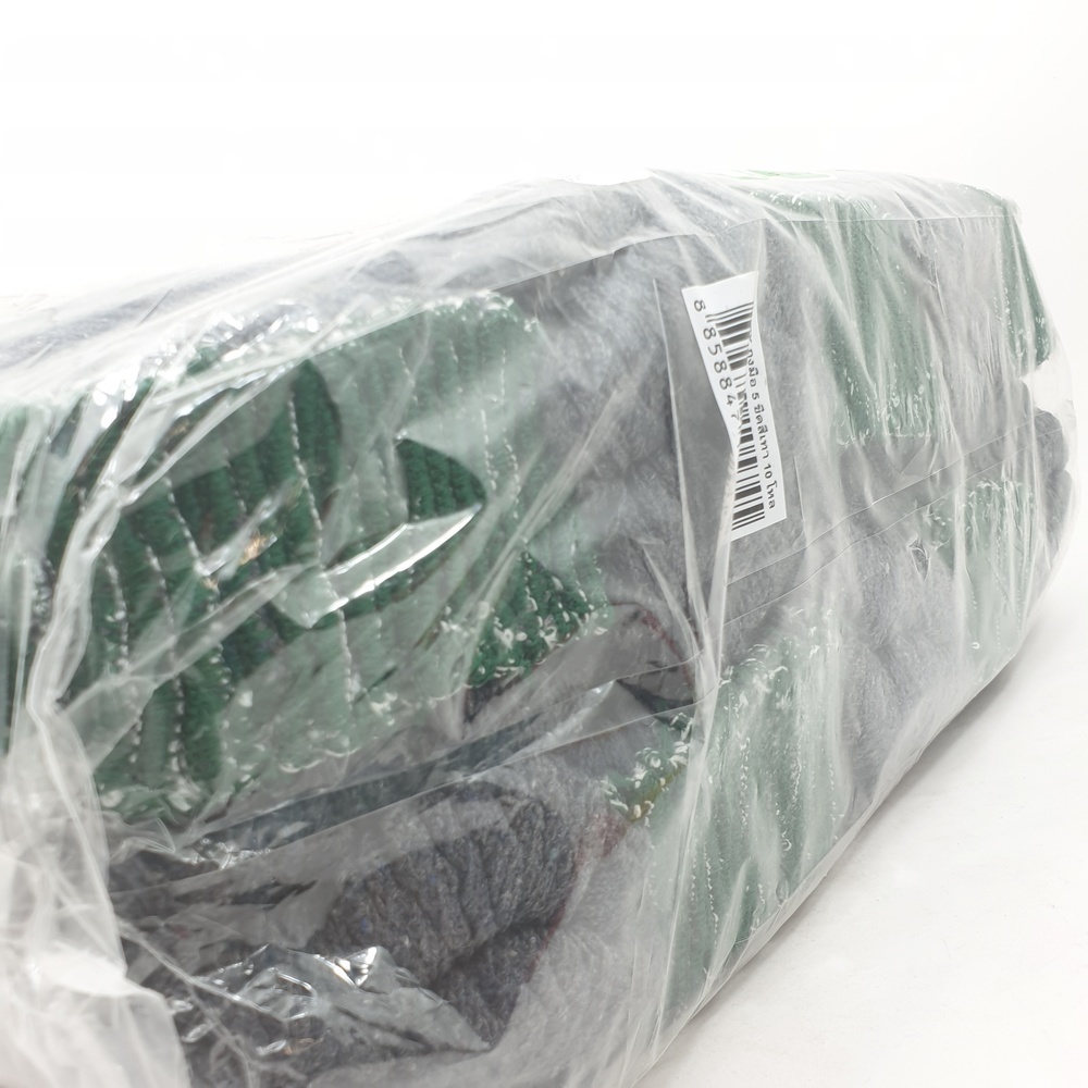 PROTX ถุงมือทอใยฝ้าย 500 กรัม/โหล (แพ็ค 10 โหล) สีเทา