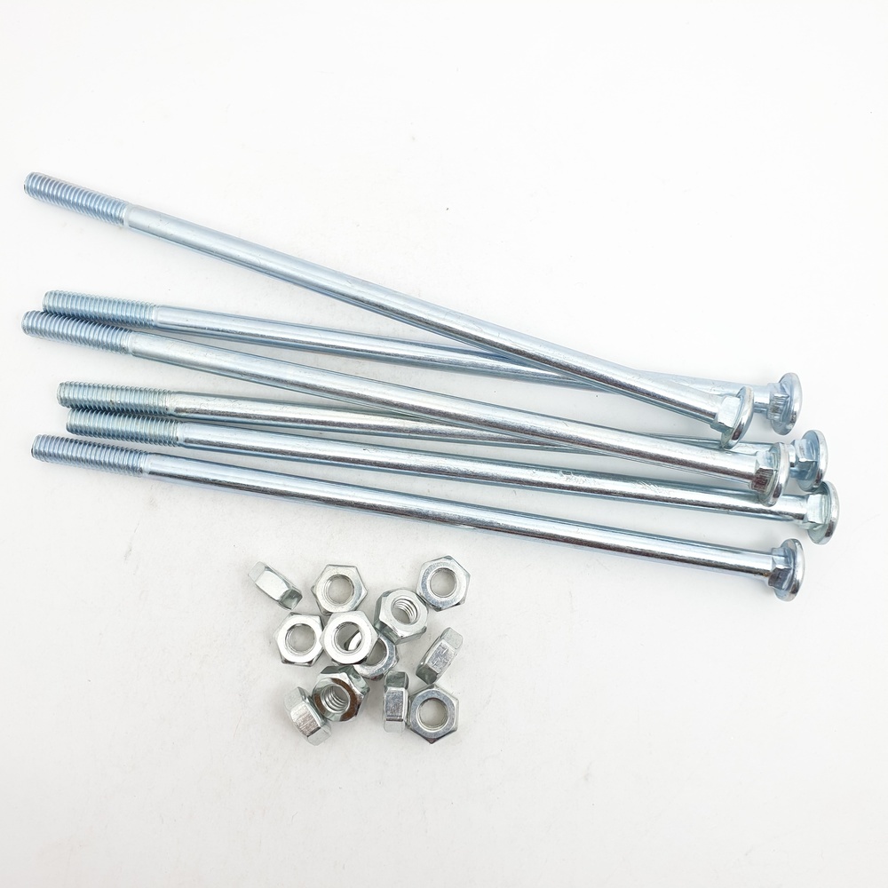 น็อตหัวกลมตีเย็น ขนาด 3/8"x10"( 1 กก./ถุง)