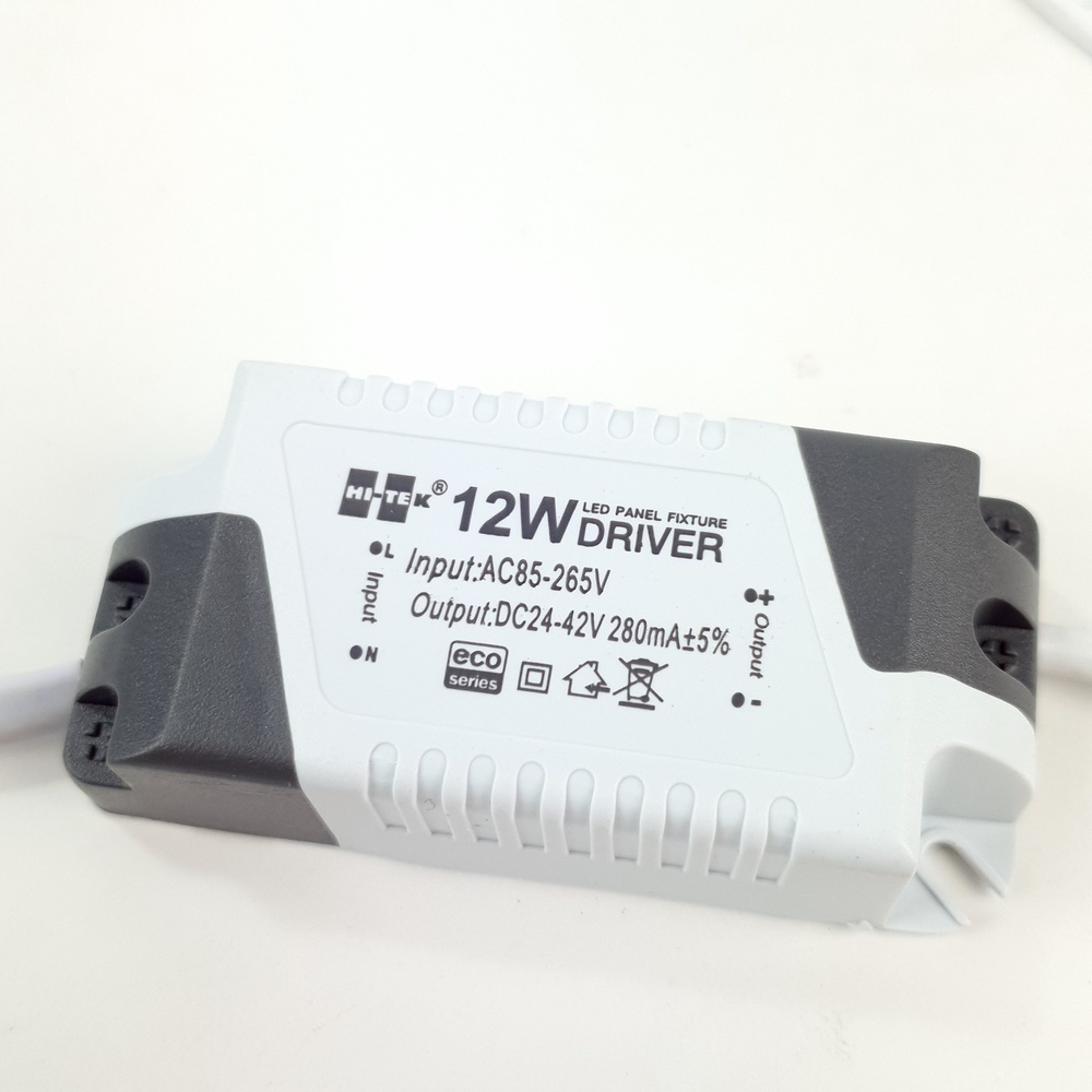 HI-TEK โคมพาเนล LED อีโค่ ทรงกลม 5นิ้ว 12W แบบฝังฝ้า รุ่นHFLEPR012W แสงนวล