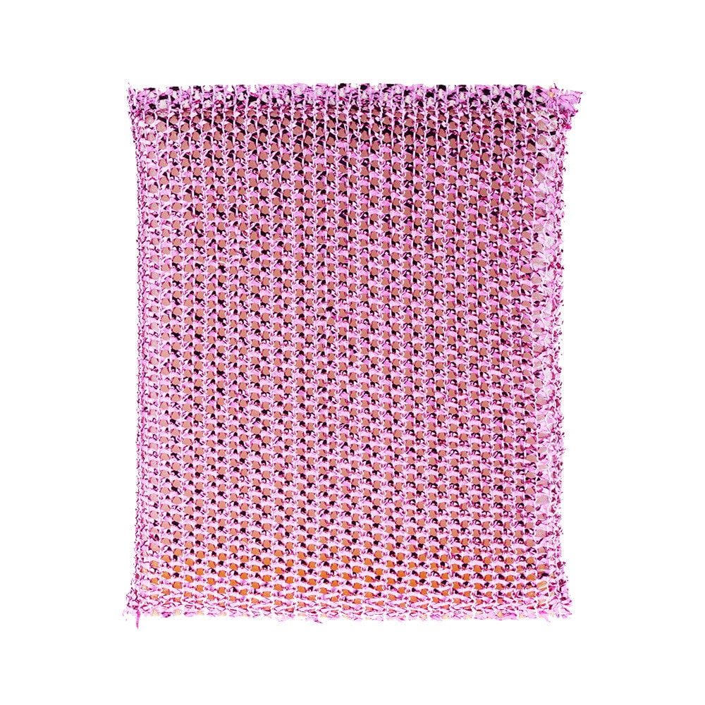 Poly-Brite ฟองน้ำล้างจาน หุ้มตาข่ายซิลเวอร์  (12 ชิ้น/แผง)