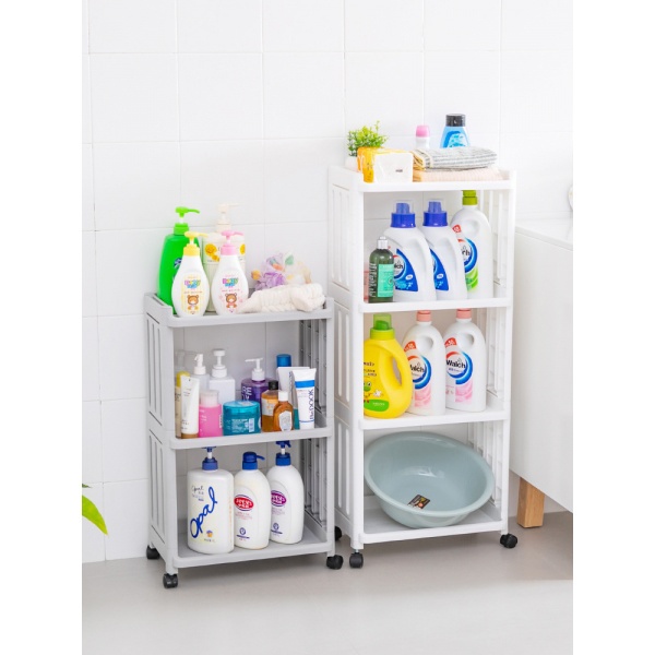 GOME ชั้นวางอเนกประสงค์ 4ชั้น BANO HXG0003 ขนาด 40x24.5x92 ซม. สีขาว