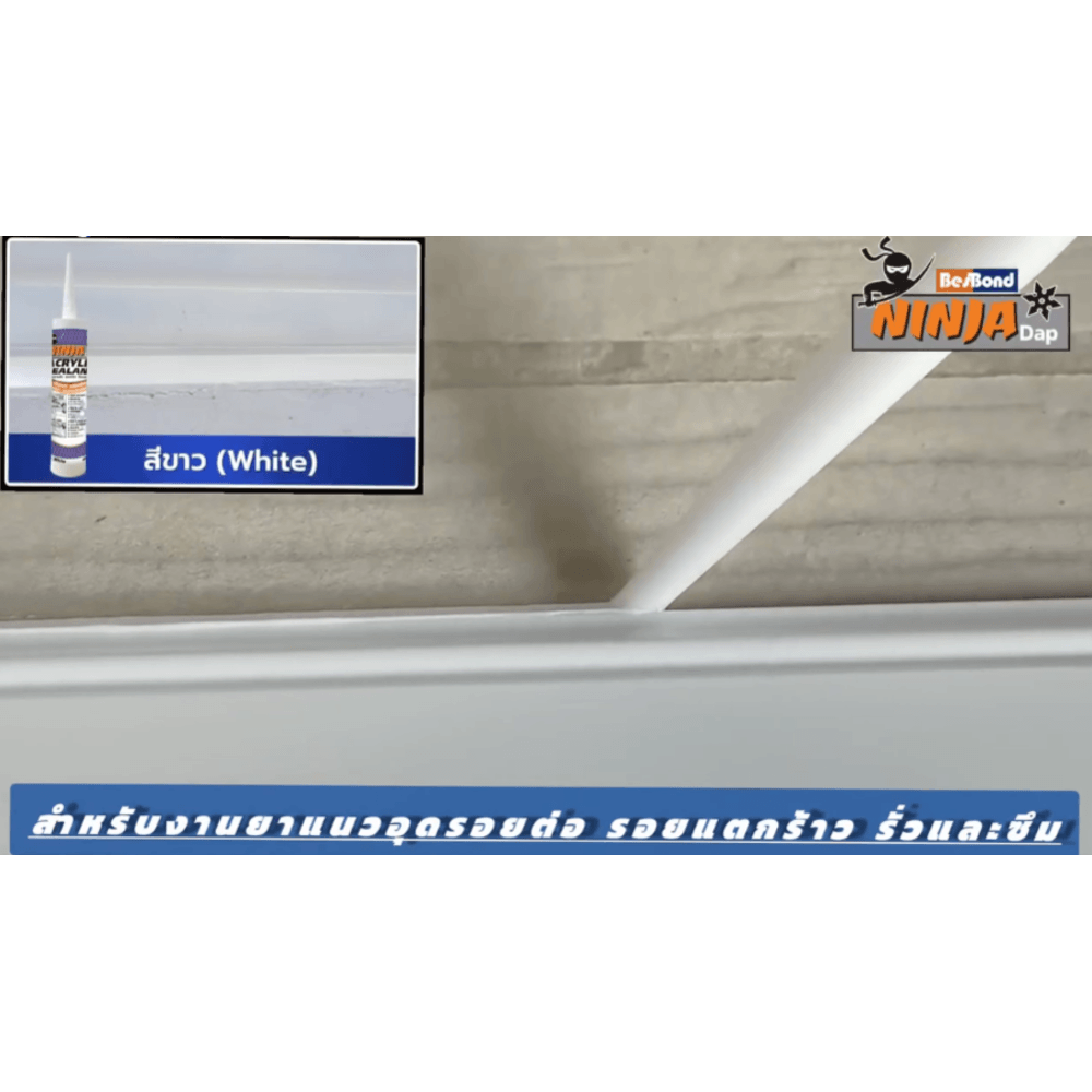 BESBOND นินจาแด๊ป อะคริลิค ซีลแลนท์ 450 กรัม สีขาว