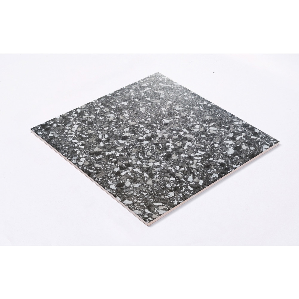 Marbella กระเบื้องเซรามิคปูพื้น 40X40 ซม. รุ่น ร็อคแบล็ค ST563 Matt (12P)